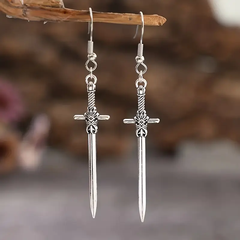 ⚔️ Sword Dangle Earrings.